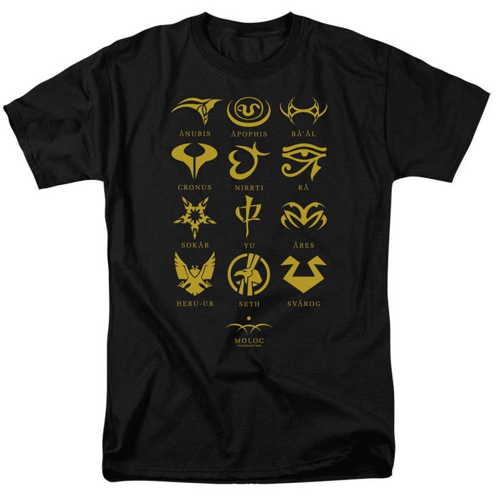 Stargate SG1 Goa'uld Characters T-Shirt