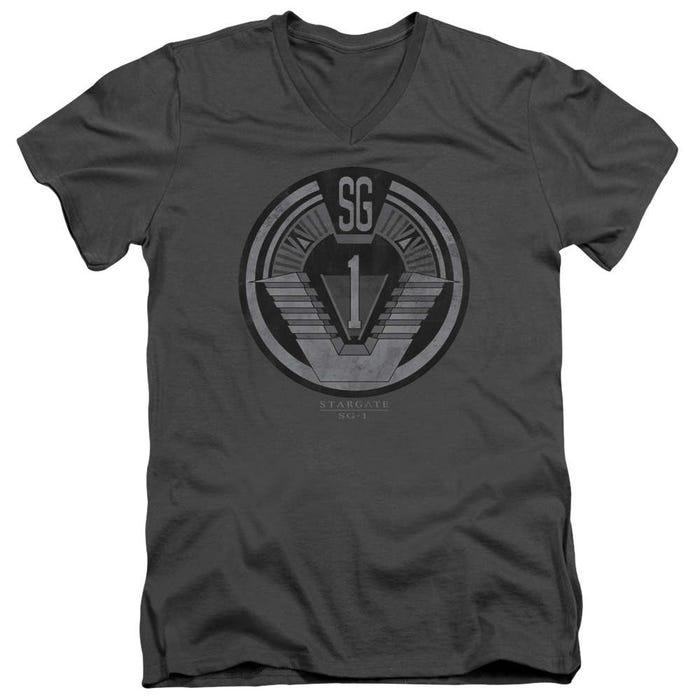 Stargate SG1 Team Badge V-Neck T-Shirt