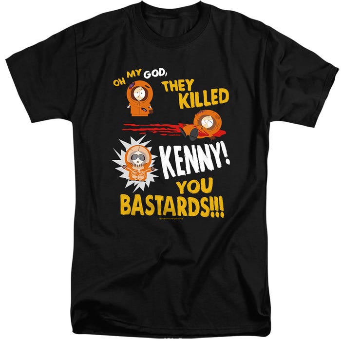 SOUTH PARK DEAD KENNY Tall T-Shirt