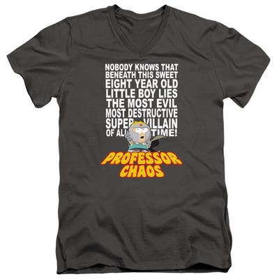 SOUTH PARK PROFESSOR CHAOS V-Neck T-Shirt