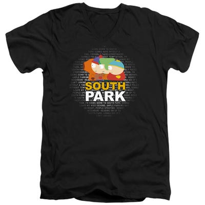 SOUTH PARK/LYRICS V-Neck T-Shirt