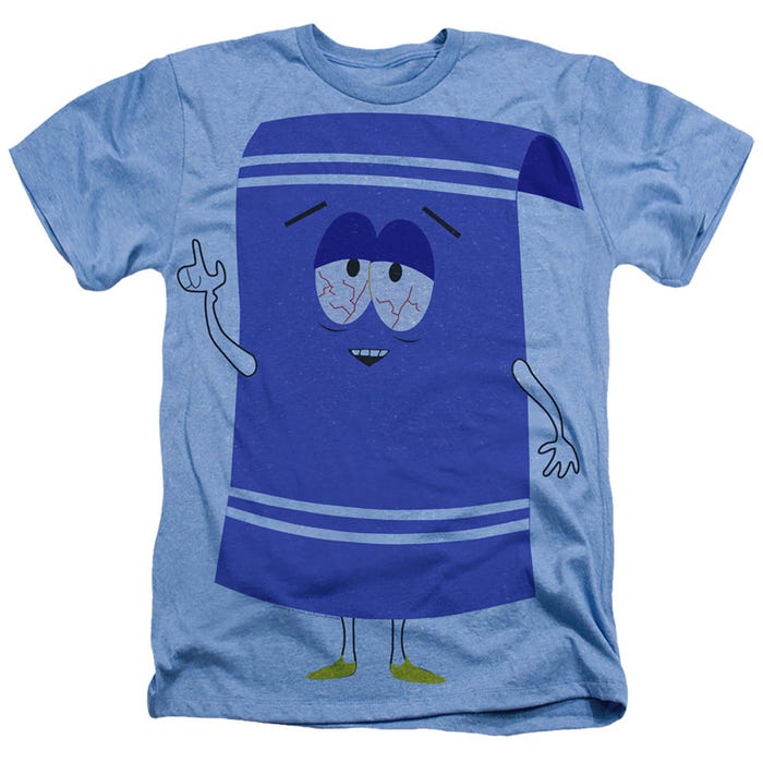 SOUTH PARK TOWELIE LARGE AND IN CHARGE Heather Premium T-Shirt