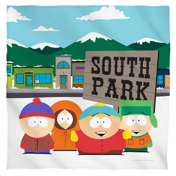 SOUTH PARK BOYS AND SIGN Bandana