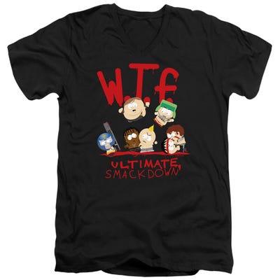 SOUTH PARK WTF ULTIMATE SMACKDOWN V-Neck T-Shirt