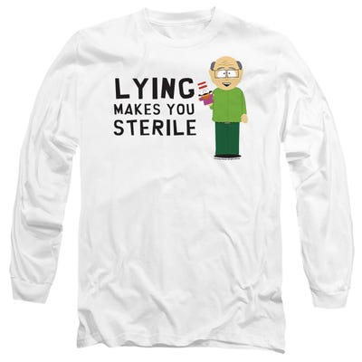 SOUTH PARK LYING MAKES YOU STERILE Long Sleeve Shirt
