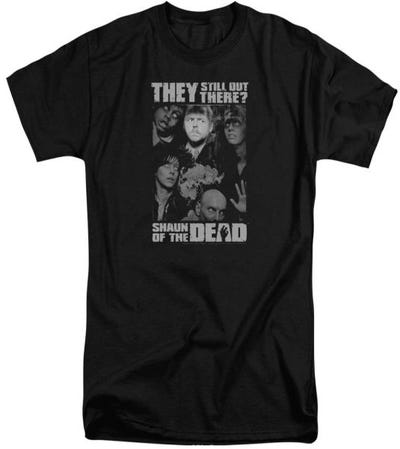 Still Out There Shaun Of The Dead Tall T-Shirt