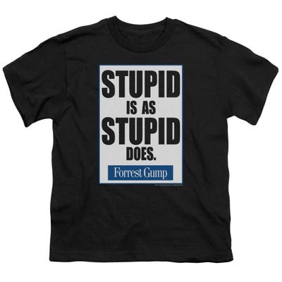 Stupid Is Forrest Gump Kids T-Shirt