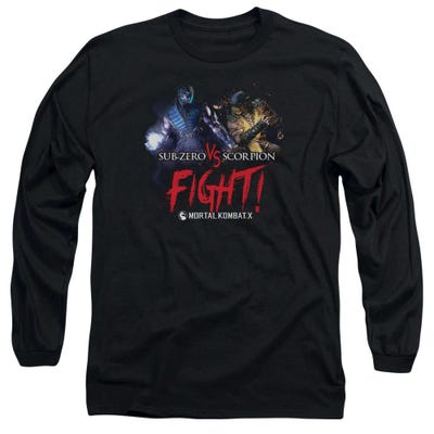 Sub-Zero Scorpion Fight Long Sleeve Shirt