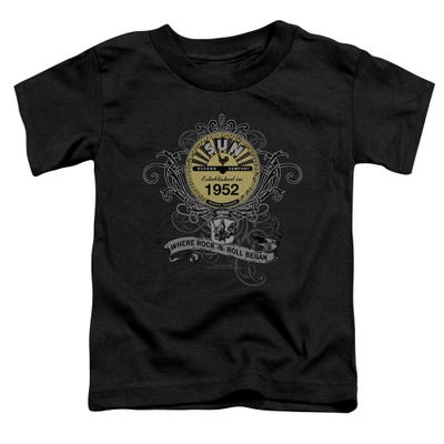 Sun Records Rockin Scrolls Vintage Toddler T-Shirt