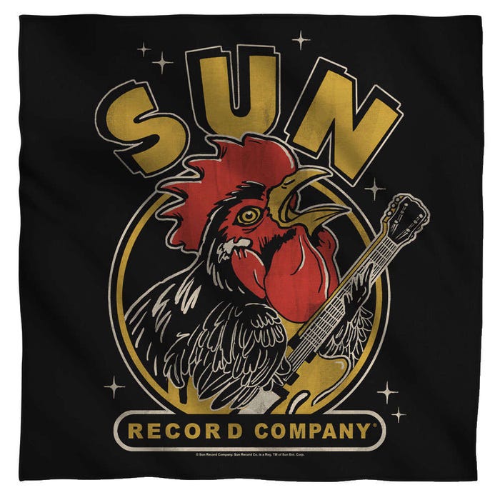 Sun Records Rocking Rooster Bandana