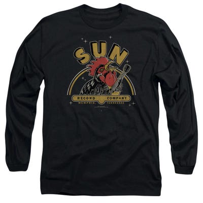 Sun Records Rocking Rooster Vintage Long Sleeve Shirt