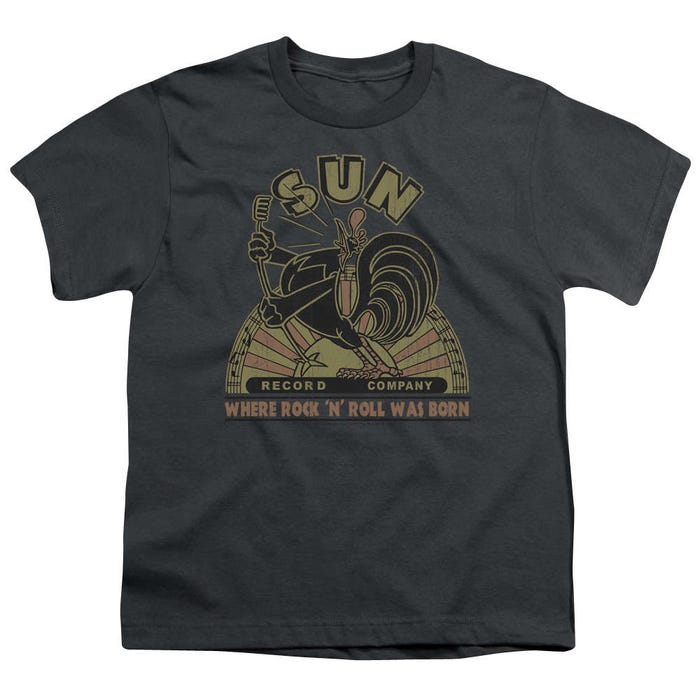 Sun Records Rooster Retro Kids T-Shirt