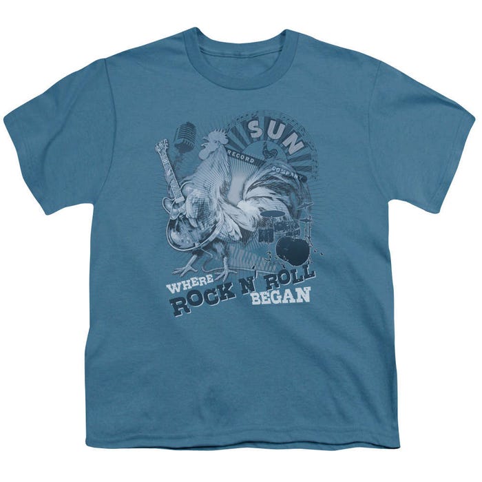 Sun Records Where Rock N Roll Began Kids T-Shirt