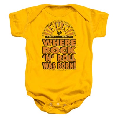 Sun Records Where Rock Was Born Baby Bodysuit