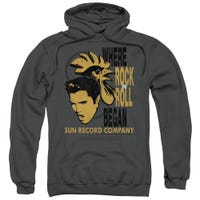 Elvis Presley and The Rooster Sun Record Company Hoodie