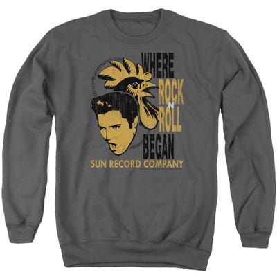 Elvis Presley and The Rooster Sun Record Company Sweatshirt