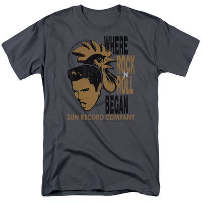 Elvis Presley and The Rooster Sun Record Company T-Shirt