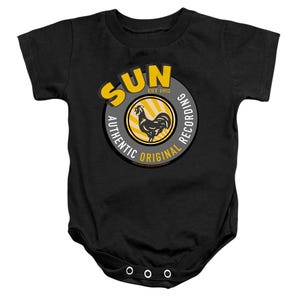 Sun Records Logo Baby Bodysuit