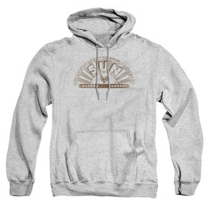 Sun Records Half Logo Distressed Hoodie