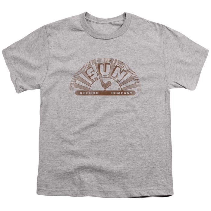 Sun Records Half Logo Distressed Kids T-Shirt