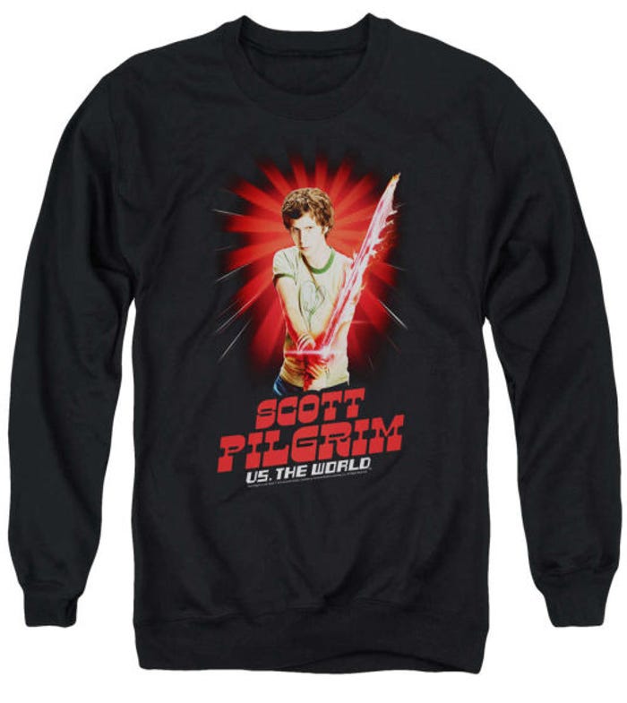Super Sword Scott Pilgrim Vs The World Sweatshirt