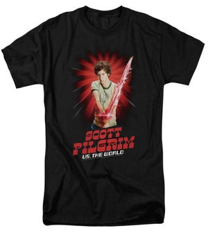 Super Sword Scott Pilgrim Vs The World T-Shirt