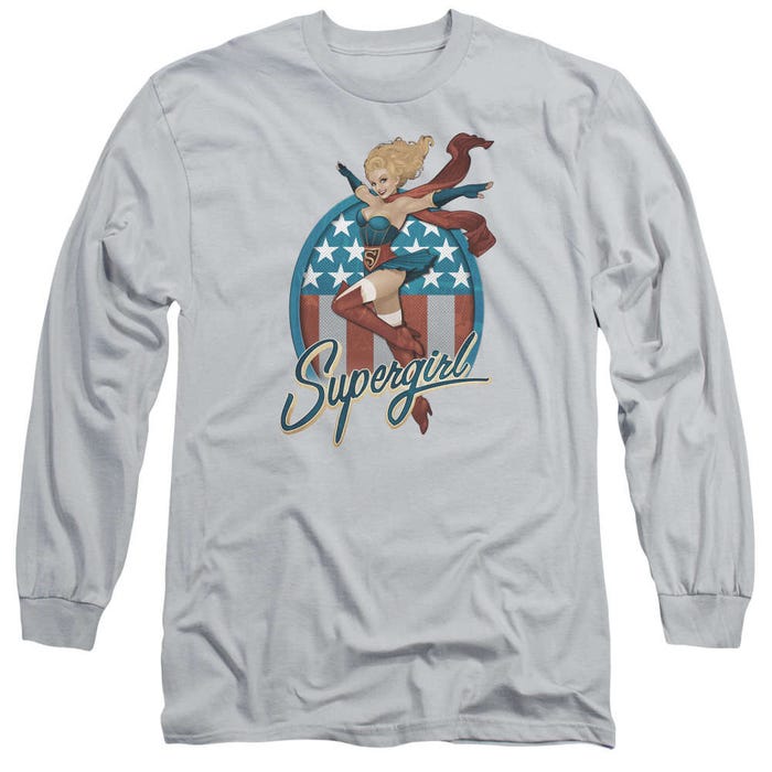 Supergirl Bombshell Long Sleeve Shirt