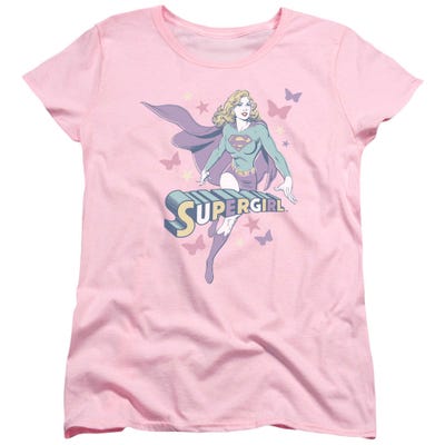 Supergirl Pastels Womens T-Shirt