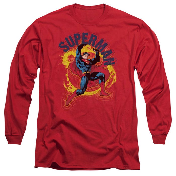 Superman A Name To Uphold Long Sleeve Shirt