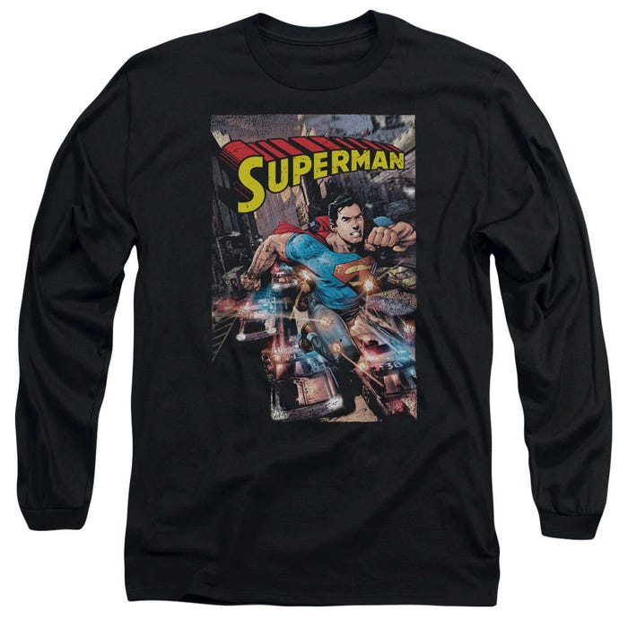 Superman Action One Long Sleeve Shirt