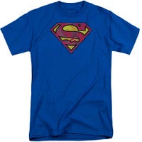 Superman Action Shield Tall T-Shirt