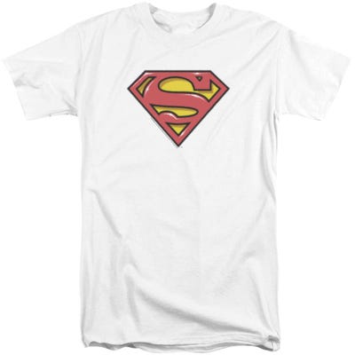 Superman Airbrush Shield Tall T-Shirt