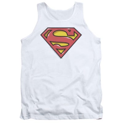 Superman Airbrush Shield Tank Top