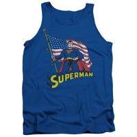 Superman American Flag Tank Top