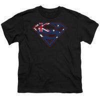 Superman Austallian Shield Kids T-Shirt