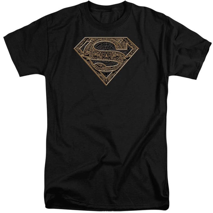 Superman Aztec Shield Tall T-Shirt