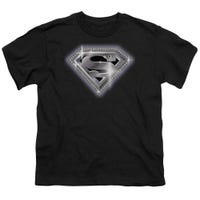 Superman Bling Shield Kids T-Shirt