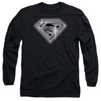 Superman Bling Shield Long Sleeve Shirt