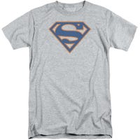 Superman Blue and Orange Shield Tall T-Shirt