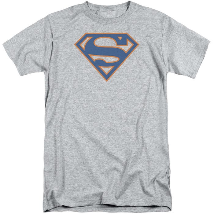 Superman Blue and Orange Shield Tall T-Shirt