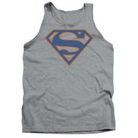 Superman Blue and Orange Shield Tank Top