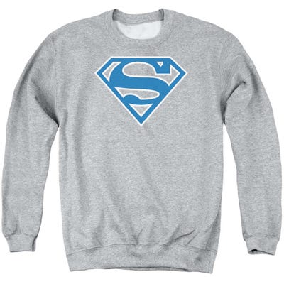 Superman Blue and White Shield Sweatshirt