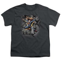 Superman Break On Through Kids T-Shirt