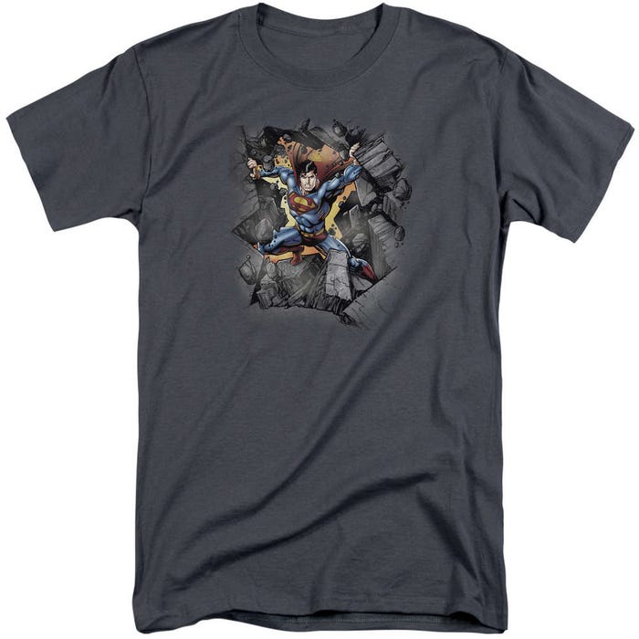 Superman Break On Through Tall T-Shirt