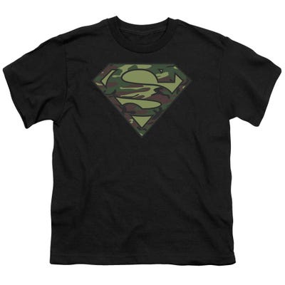 Superman Camo Logo Kids T-Shirt
