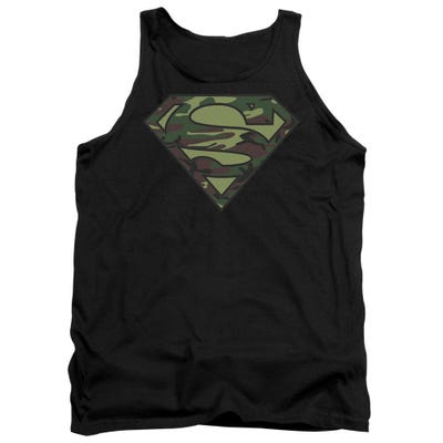 Superman Camo Logo Tank Top