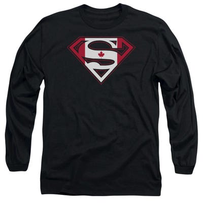 Superman Canadian Shield Long Sleeve Shirt