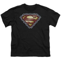 Superman Chained Shield Kids T-Shirt