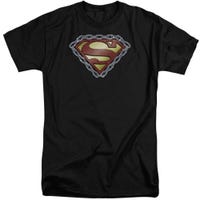 Superman Chained Shield Tall T-Shirt