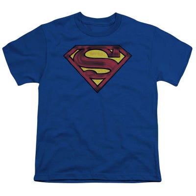Superman Charcoal Shield Kids T-Shirt